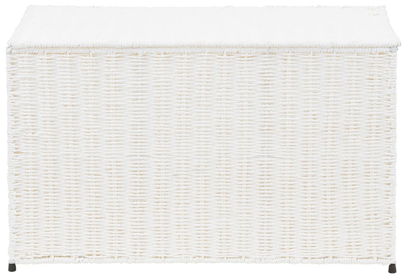 Image 4 Large Woven Sturge Chest, Paper Rope, Arctic White more views