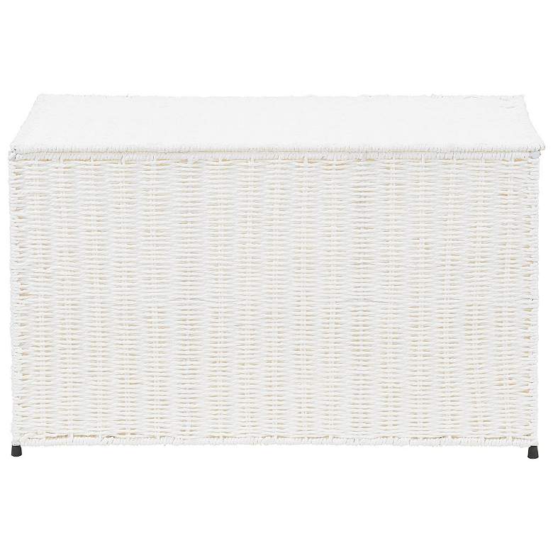 Image 4 Large Woven Sturge Chest, Paper Rope, Arctic White more views