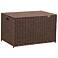 Large Woven Sturge Chest, Paper Rope, Coffee