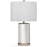 Larisa 27" Modern Styled Silver Table Lamp