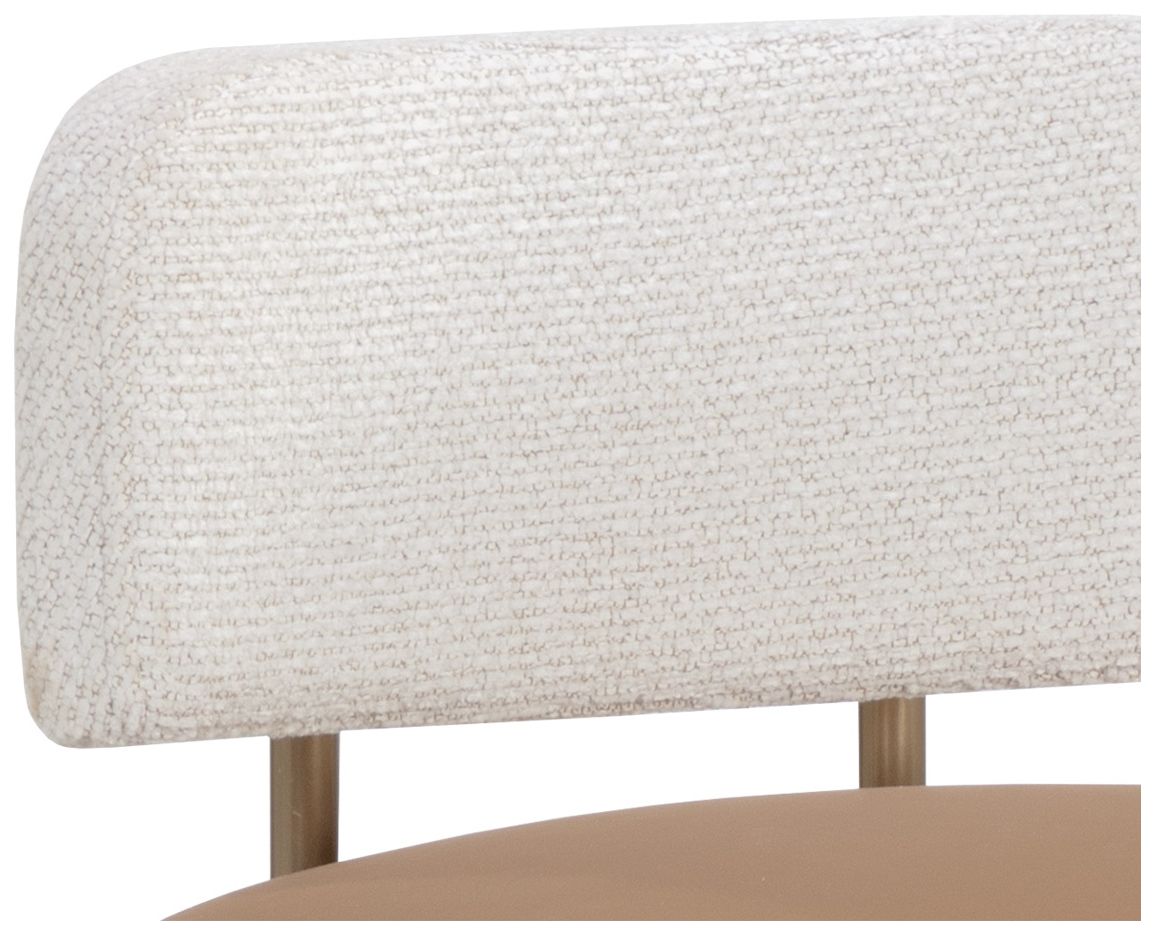 Image 6 Larissa 30 1/2" Napa Cognac and Rhea Light Barley Bar Stool more views