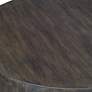 4_Lark 20" Wide Textured Aged Walnut Wood Round End Table more views