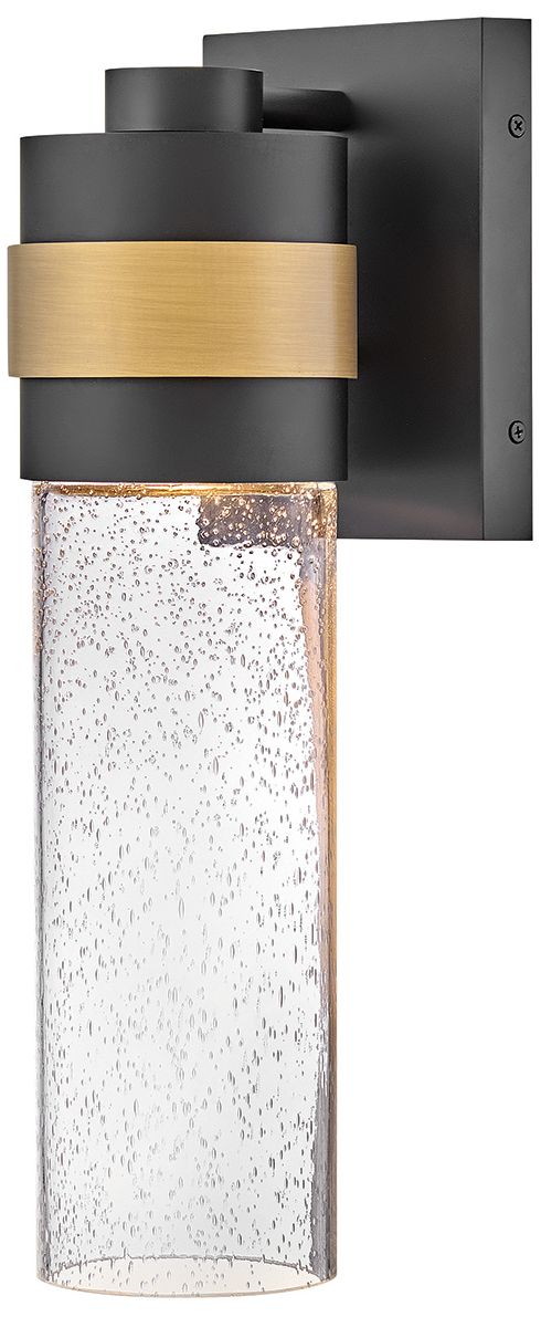 Lark Albie Outdoor Medium Wall Mount Lantern 18" Black