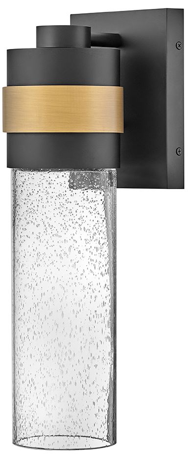 Image 2 Lark Albie Outdoor Medium Wall Mount Lantern 18" Black more views