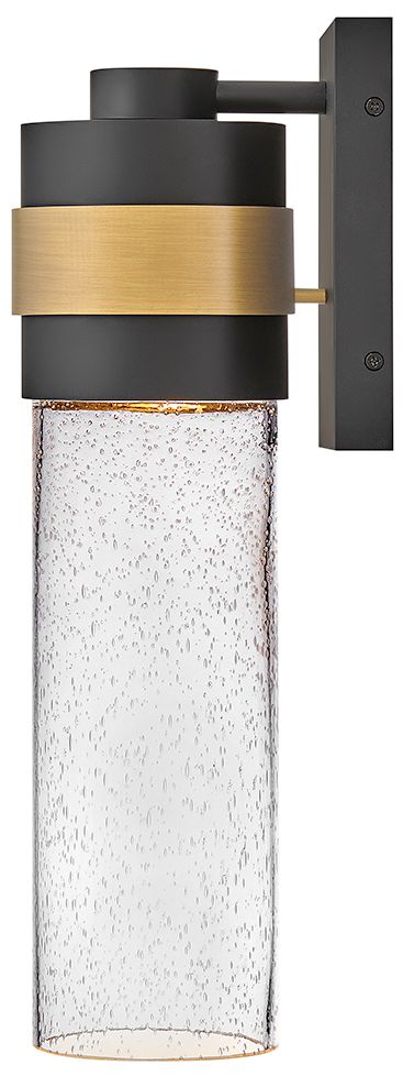 Image 5 Lark Albie Outdoor Medium Wall Mount Lantern 18" Black more views