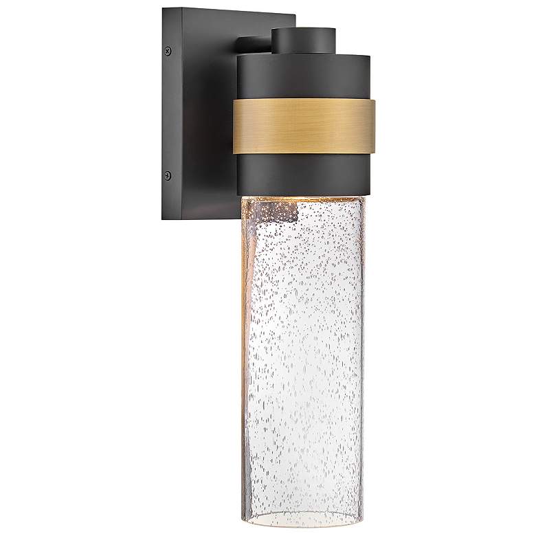 Image 1 Lark Albie Outdoor Medium Wall Mount Lantern 6" Black