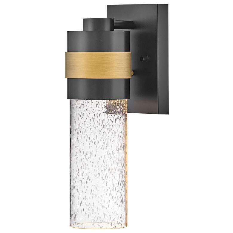 Image 1 Lark Albie Outdoor Small Wall Mount Lantern 4.75" Black