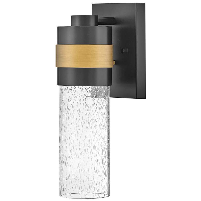 Image 2 Lark Albie Outdoor Small Wall Mount Lantern 4.75" Black more views
