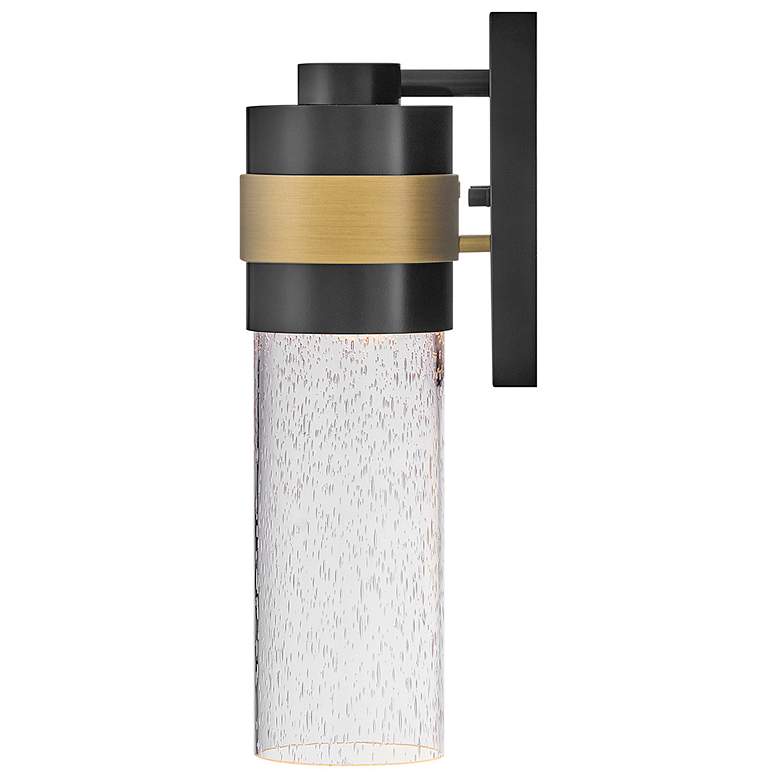 Image 6 Lark Albie Outdoor Small Wall Mount Lantern 4.75" Black more views