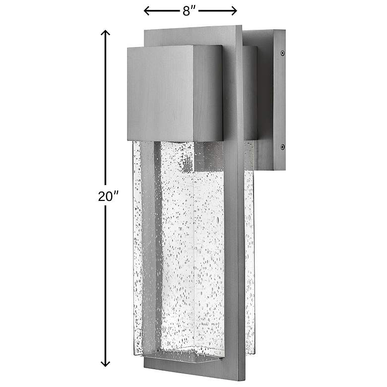 Image 4 Lark-Alex Outdoor-Medium Wall Mount Lantern-Antique Brushed Aluminum more views