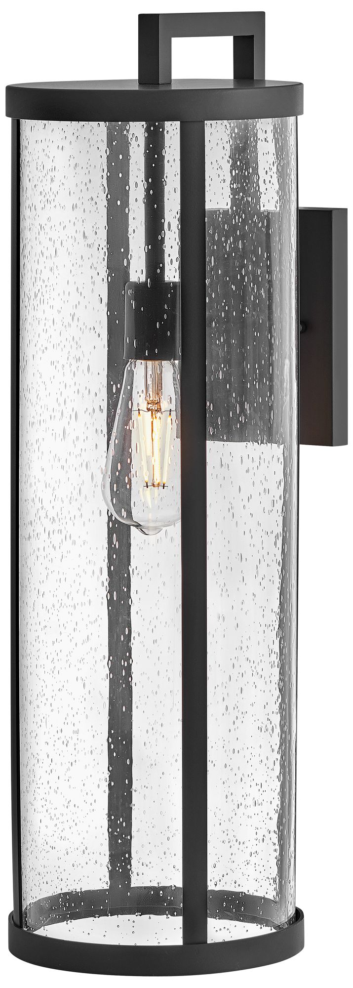 Image 3 Lark Alfie Outdoor Large Wall Mount Lantern 24" Black more views