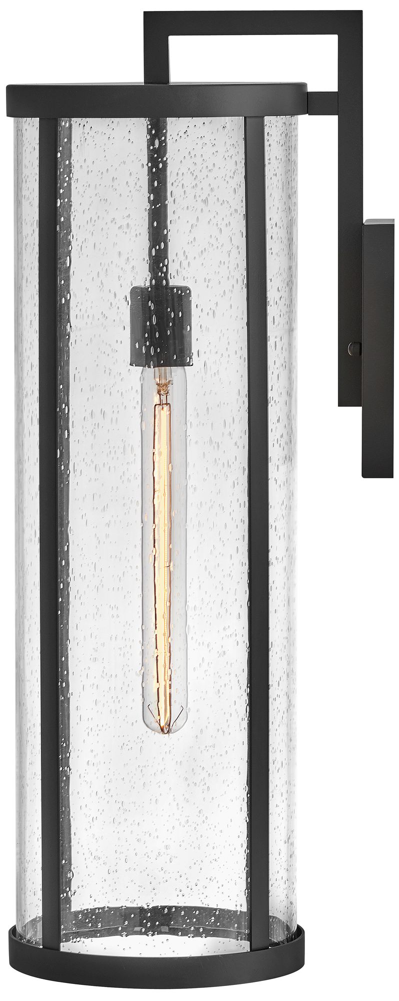 Image 4 Lark Alfie Outdoor Large Wall Mount Lantern 24" Black more views