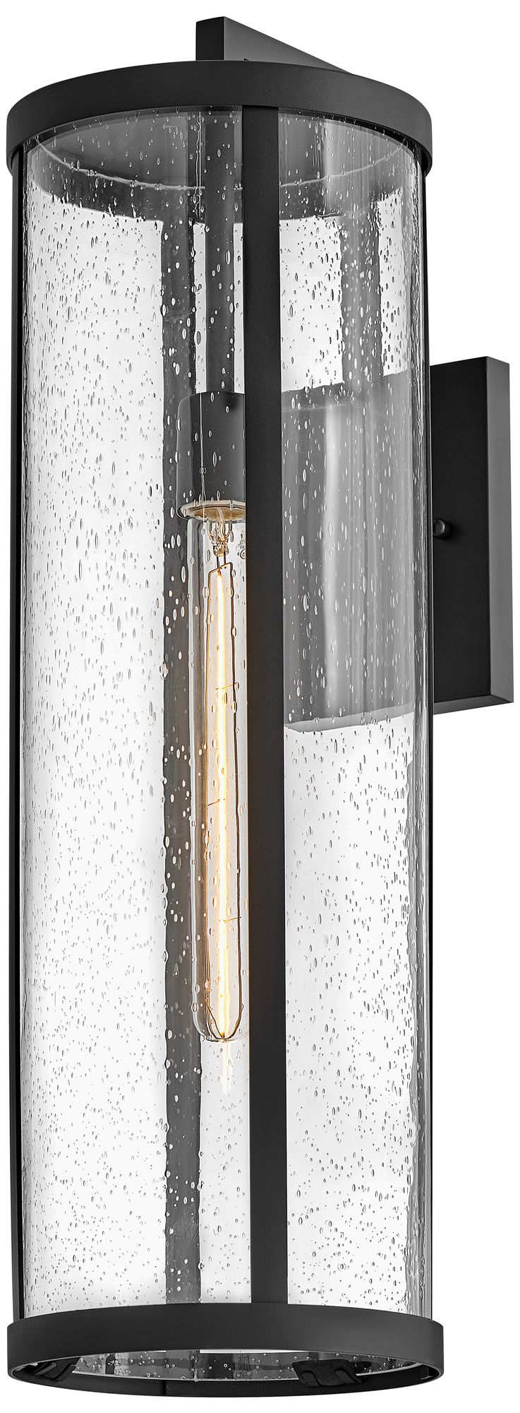 Image 7 Lark Alfie Outdoor Large Wall Mount Lantern 24" Black more views