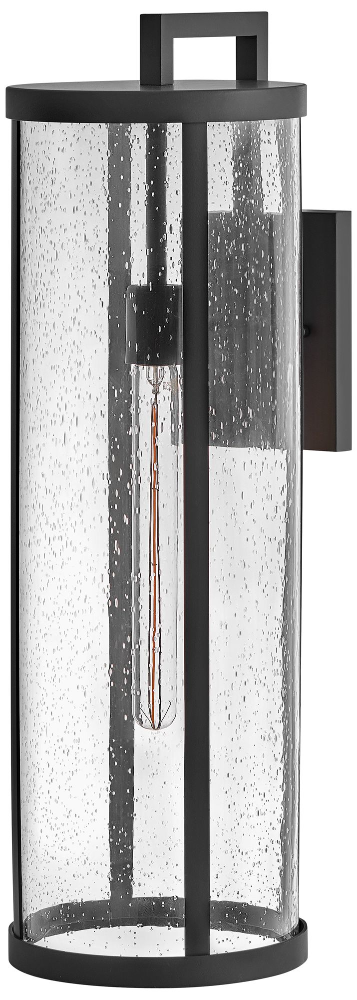 Lark Alfie Outdoor Large Wall Mount Lantern 24" Black