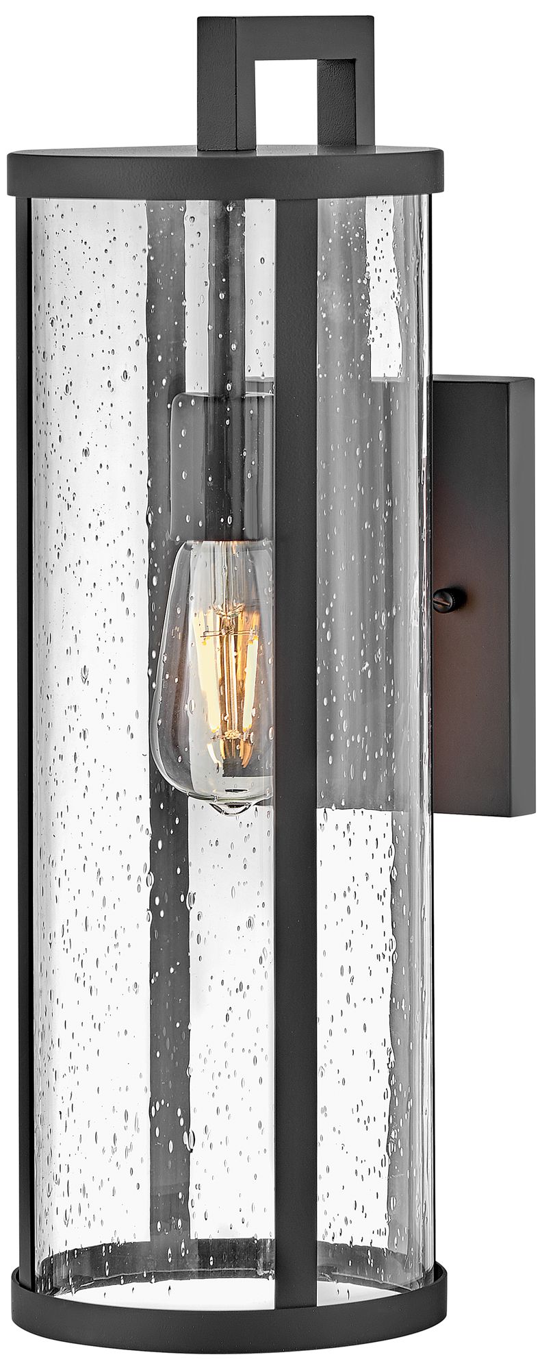 Image 3 Lark Alfie Outdoor Medium Wall Mount Lantern 18" Black more views