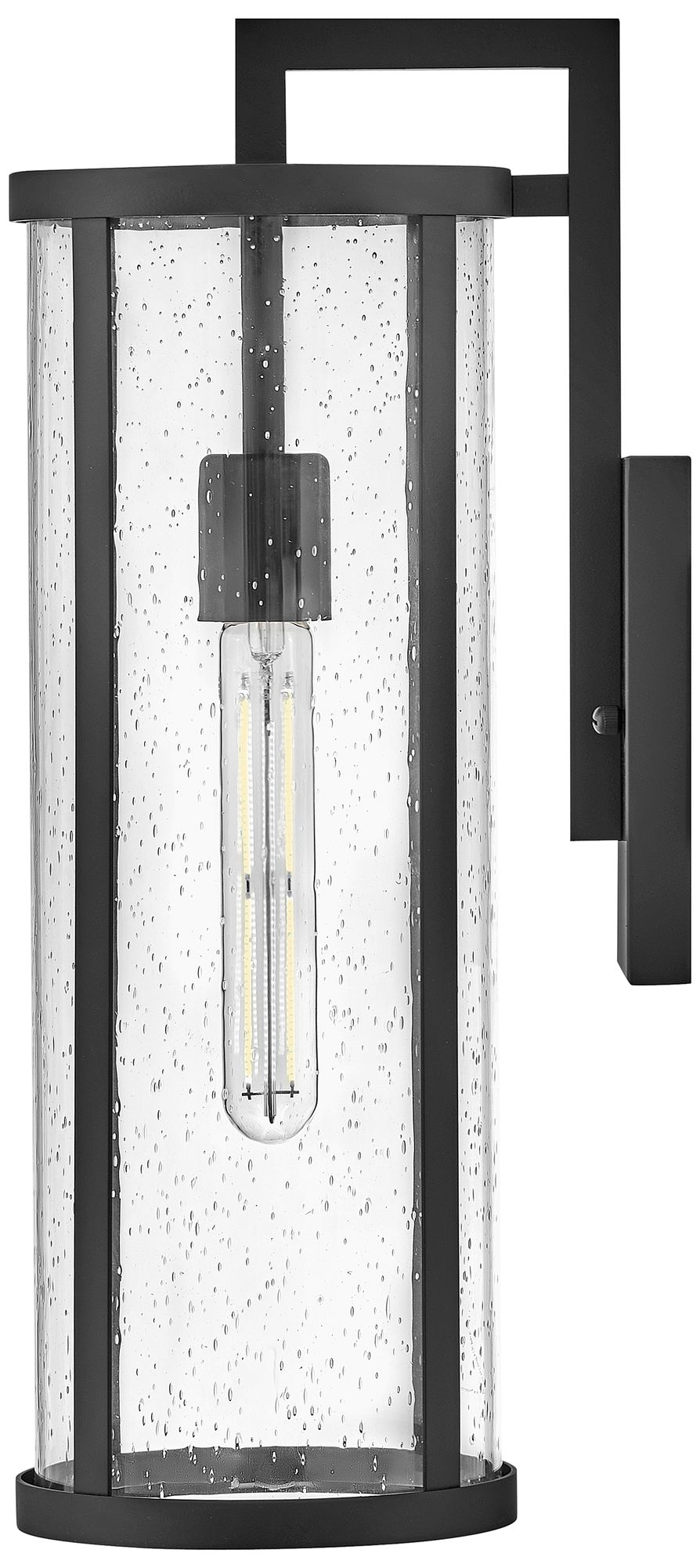 Image 4 Lark Alfie Outdoor Medium Wall Mount Lantern 18" Black more views