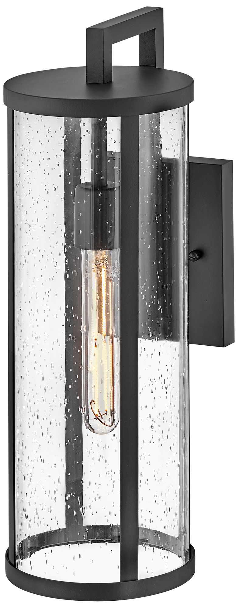 Image 6 Lark Alfie Outdoor Medium Wall Mount Lantern 18" Black more views