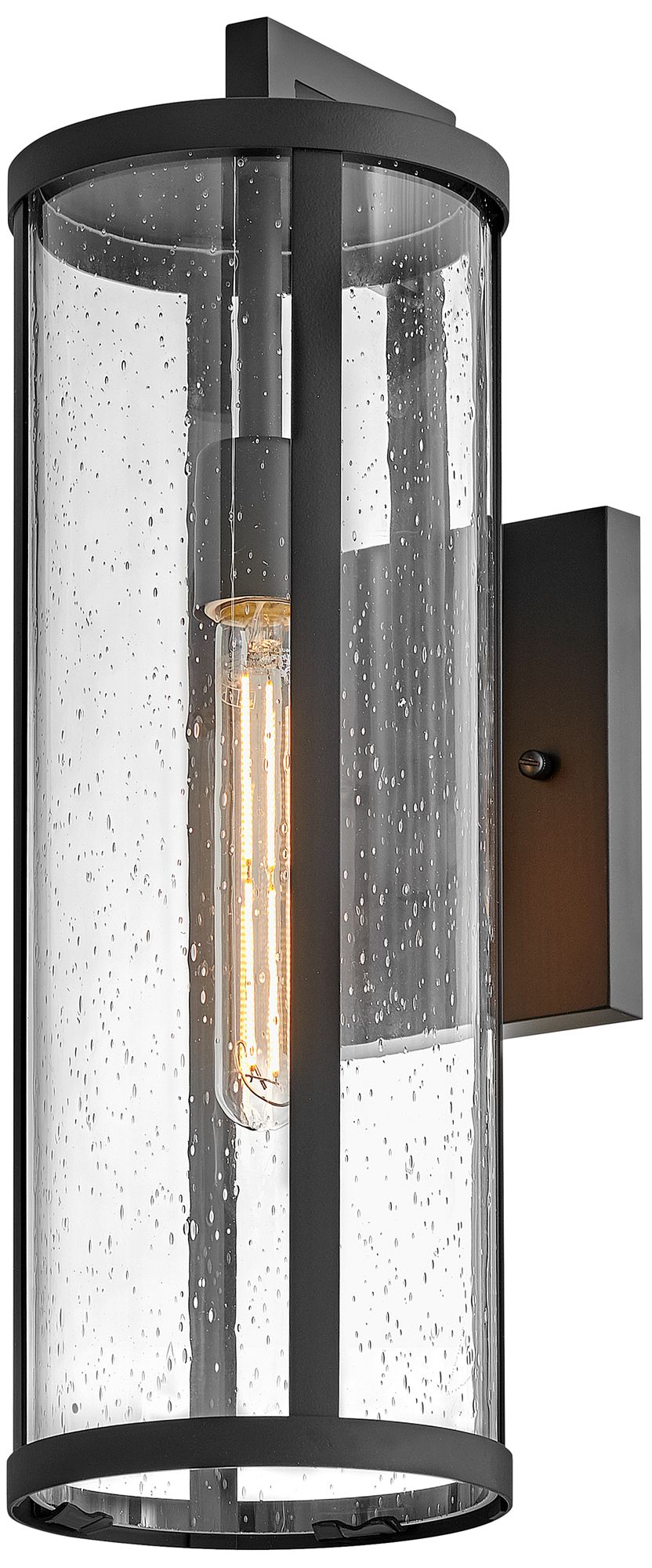 Image 7 Lark Alfie Outdoor Medium Wall Mount Lantern 18" Black more views