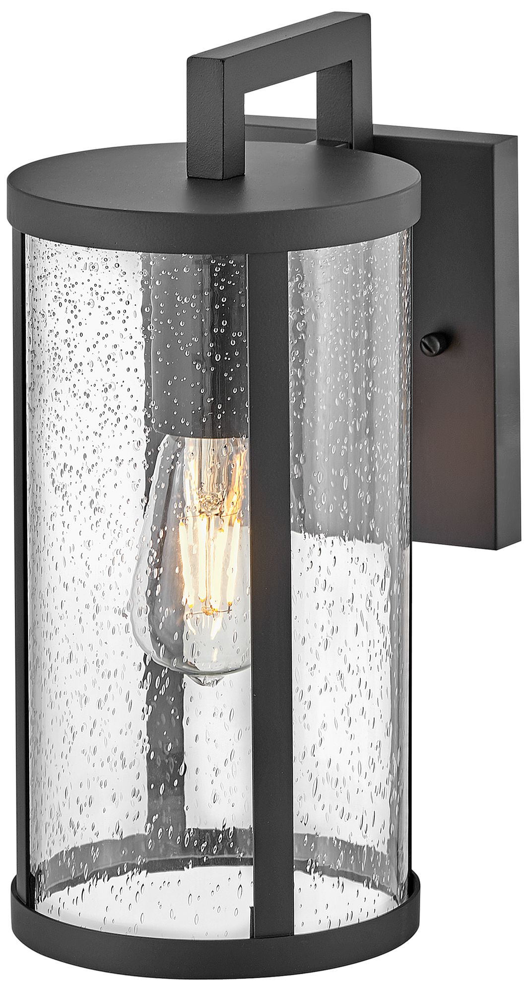 Image 2 Lark Alfie Outdoor Small Wall Mount Lantern 13" Black more views