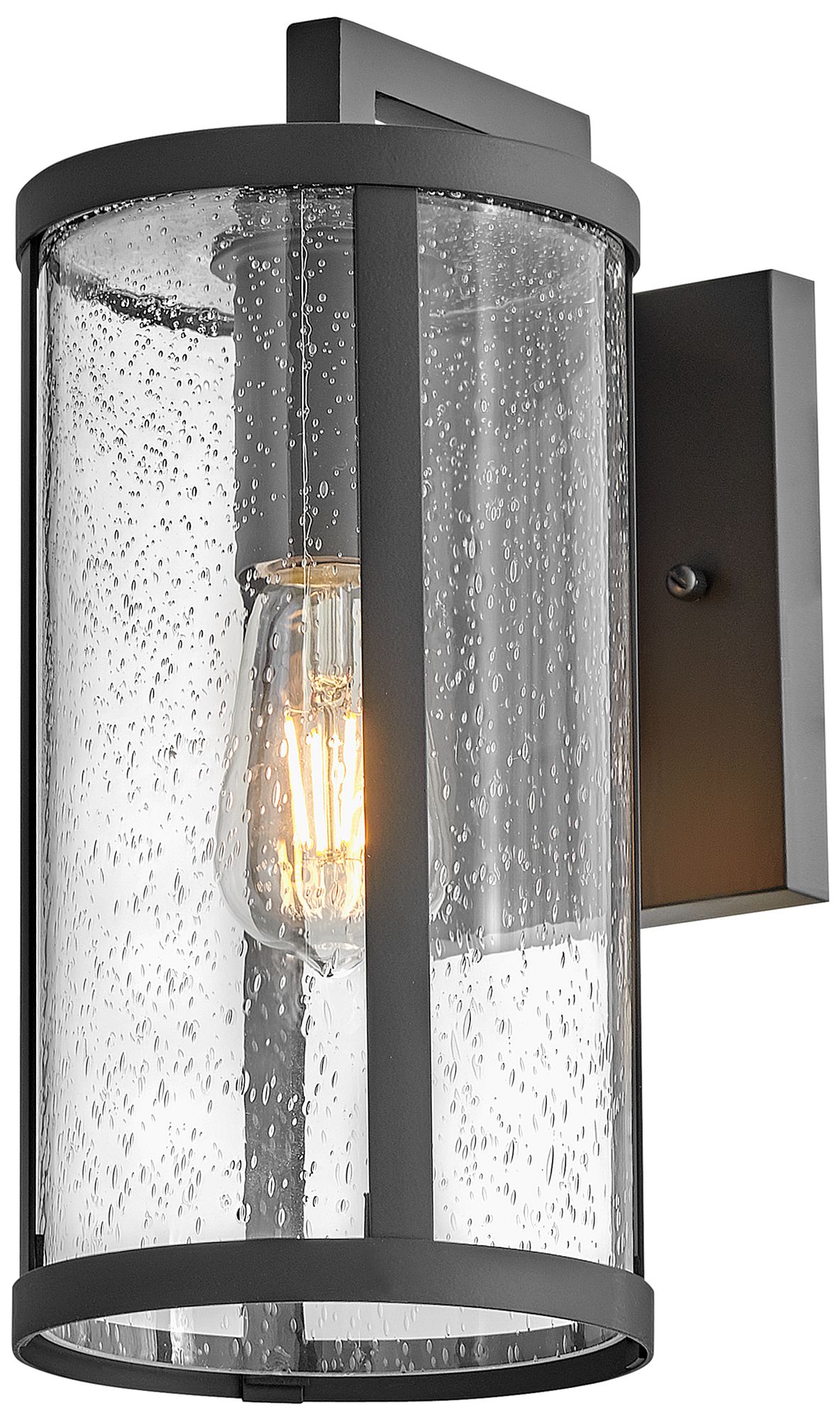 Image 3 Lark Alfie Outdoor Small Wall Mount Lantern 13" Black more views