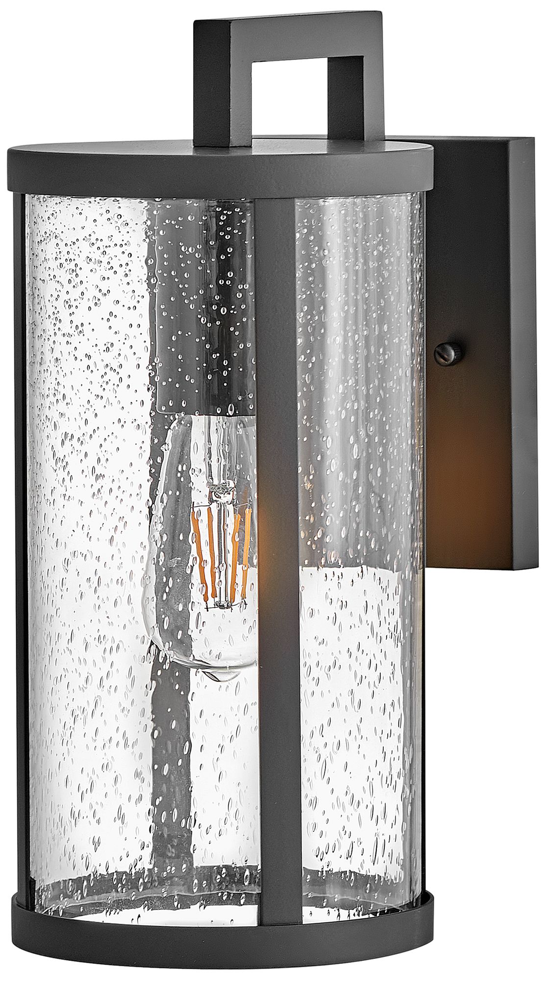 Image 7 Lark Alfie Outdoor Small Wall Mount Lantern 13" Black more views