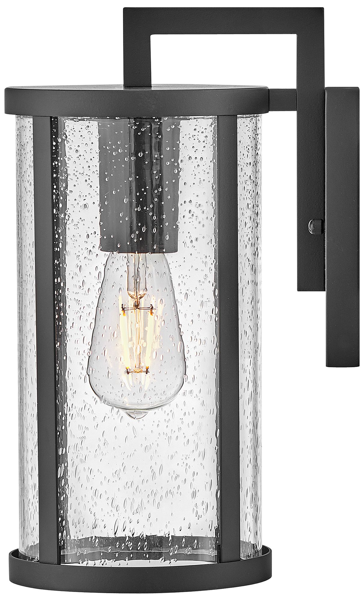 Lark Alfie Outdoor Small Wall Mount Lantern 13" Black