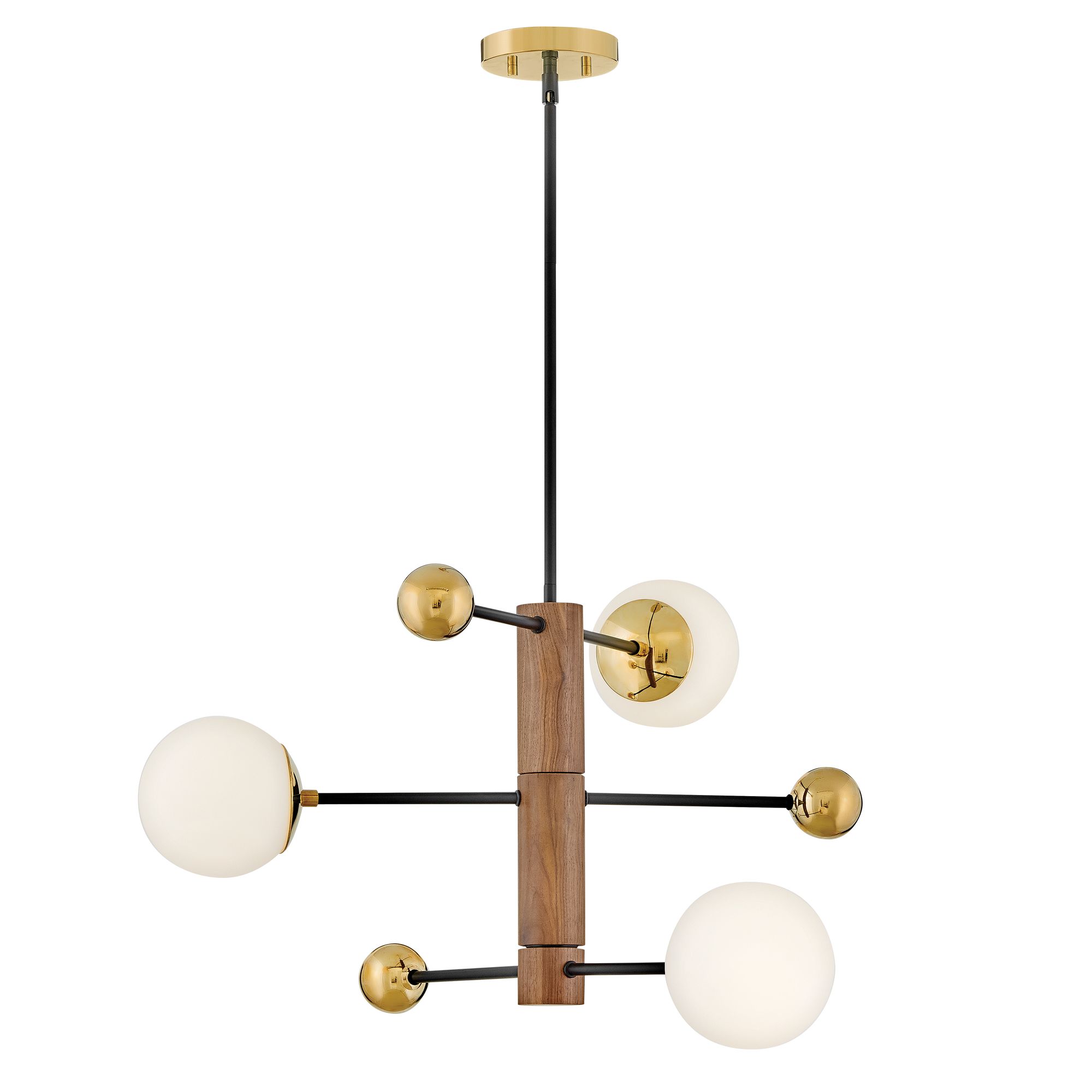 Image 3 Lark Auggie Medium Adjustable Multi Tier Chandelier 30.75" Bright Brass more views