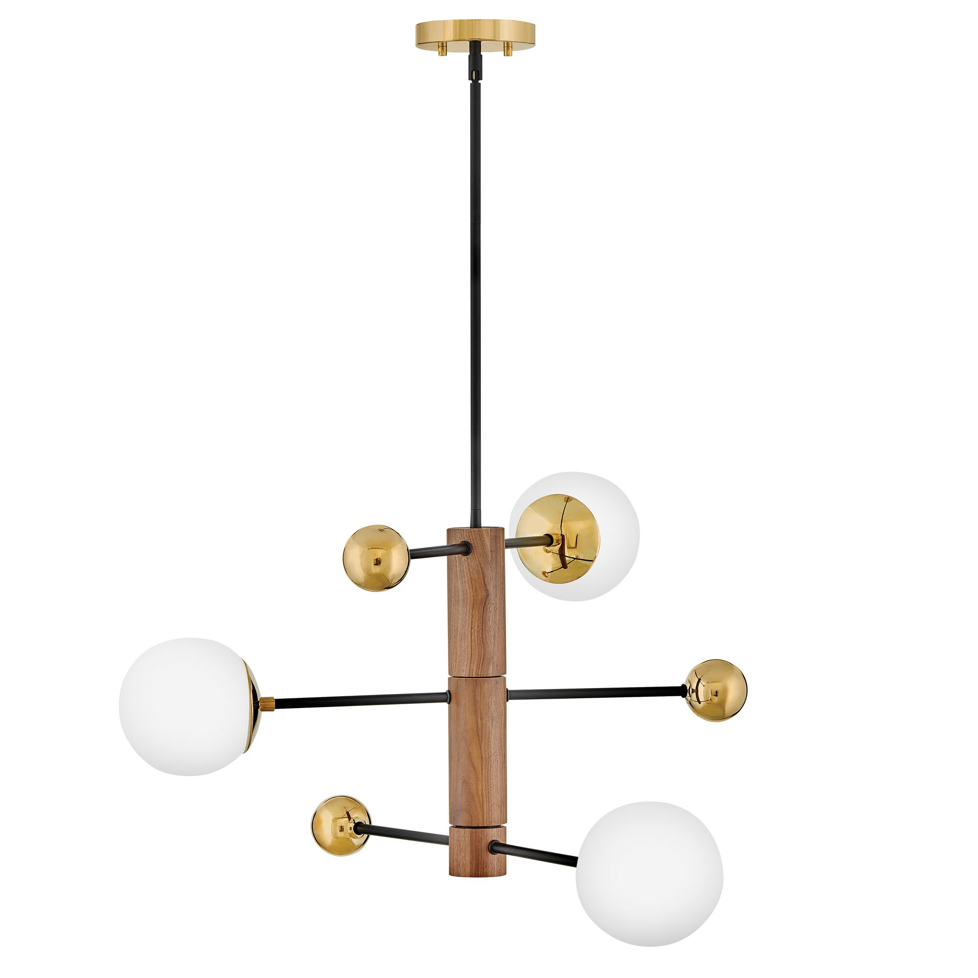 Image 4 Lark Auggie Medium Adjustable Multi Tier Chandelier 30.75" Bright Brass more views