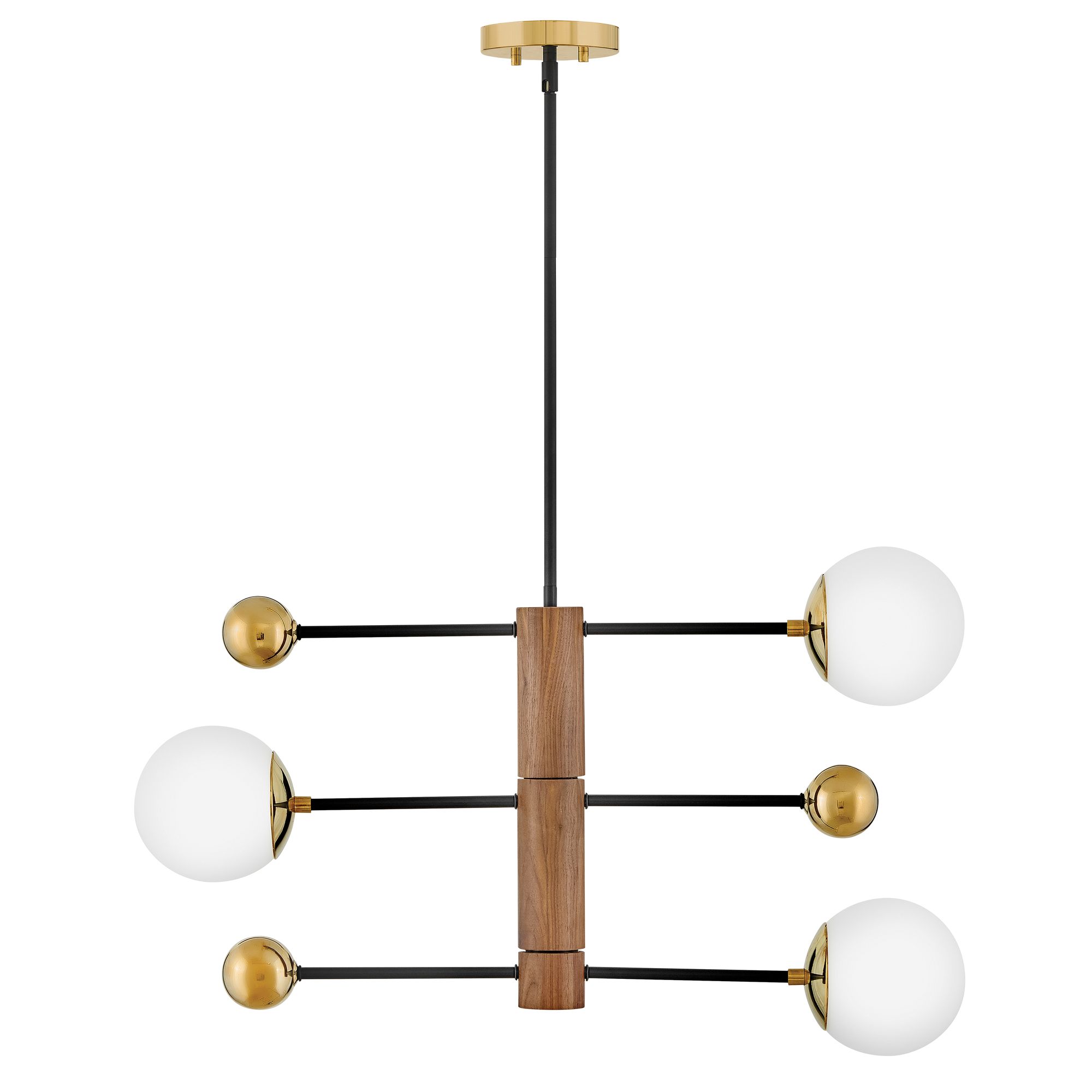 Image 5 Lark Auggie Medium Adjustable Multi Tier Chandelier 30.75" Bright Brass more views