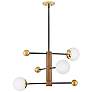 1_Lark Auggie Medium Adjustable Multi Tier Chandelier Bright Brass