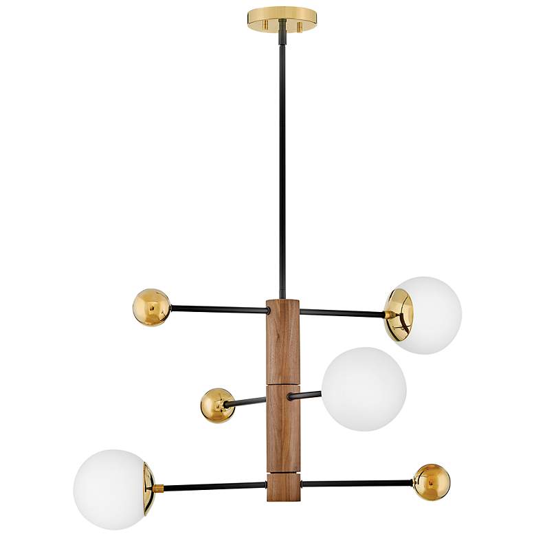 Image 2 Lark Auggie Medium Adjustable Multi Tier Chandelier Bright Brass more views