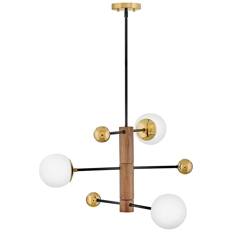 Image 4 Lark Auggie Medium Adjustable Multi Tier Chandelier Bright Brass more views