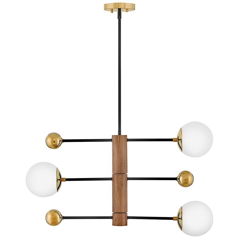 Image 5 Lark Auggie Medium Adjustable Multi Tier Chandelier Bright Brass more views