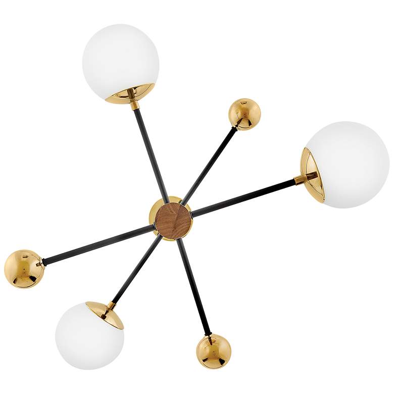 Image 6 Lark Auggie Medium Adjustable Multi Tier Chandelier Bright Brass more views