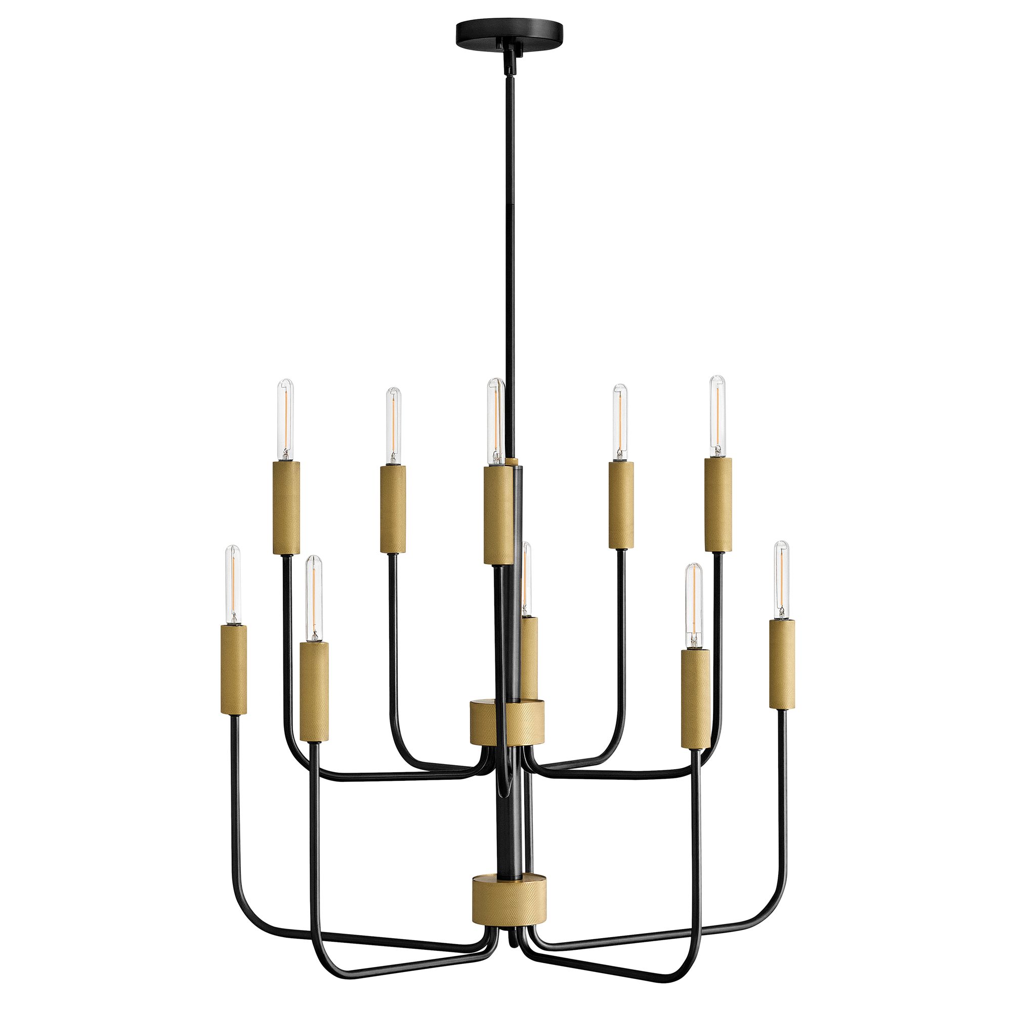 Image 2 Lark Austen Interior Medium Multi Tier Chandelier 30" Black more views