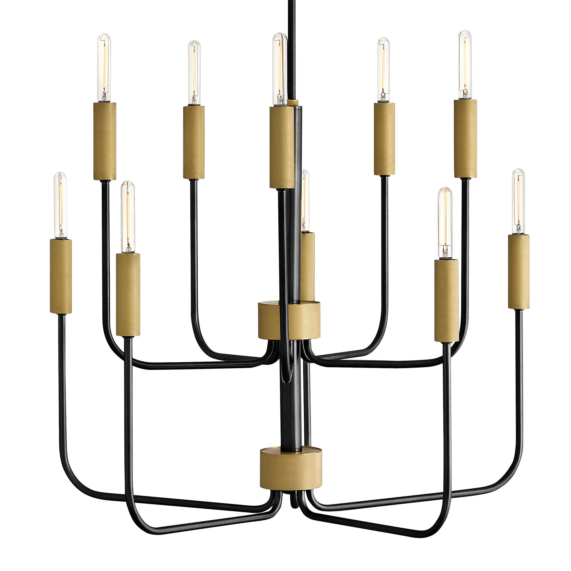 Image 5 Lark Austen Interior Medium Multi Tier Chandelier 30" Black more views