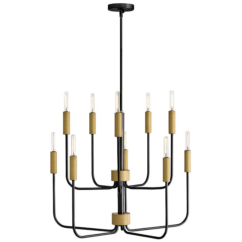 Image 1 Lark Austen Medium Multi Tier Chandelier Black