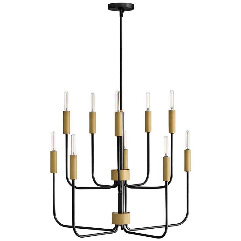 Image 2 Lark Austen Medium Multi Tier Chandelier Black more views