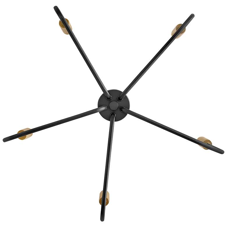 Image 4 Lark Austen Medium Single Tier Chandelier Black more views
