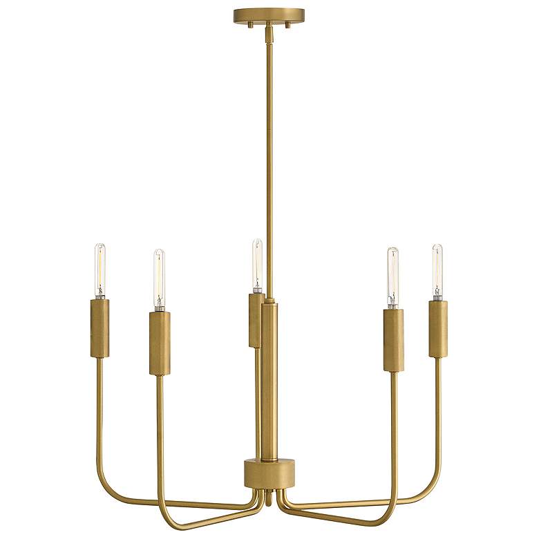 Image 1 Lark Austen Medium Single Tier Chandelier Lacquered Brass