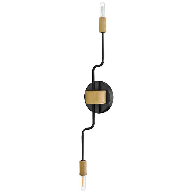 Image 2 Lark Austen Medium Two Light Sconce Black more views