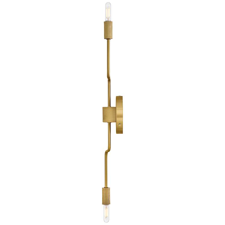 Image 3 Lark Austen Medium Two Light Sconce Lacquered Brass more views