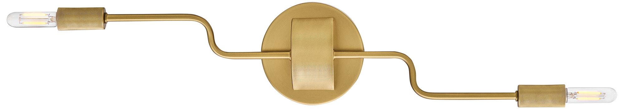 Lark Austen Medium Two Light Sconce Lacquered Brass