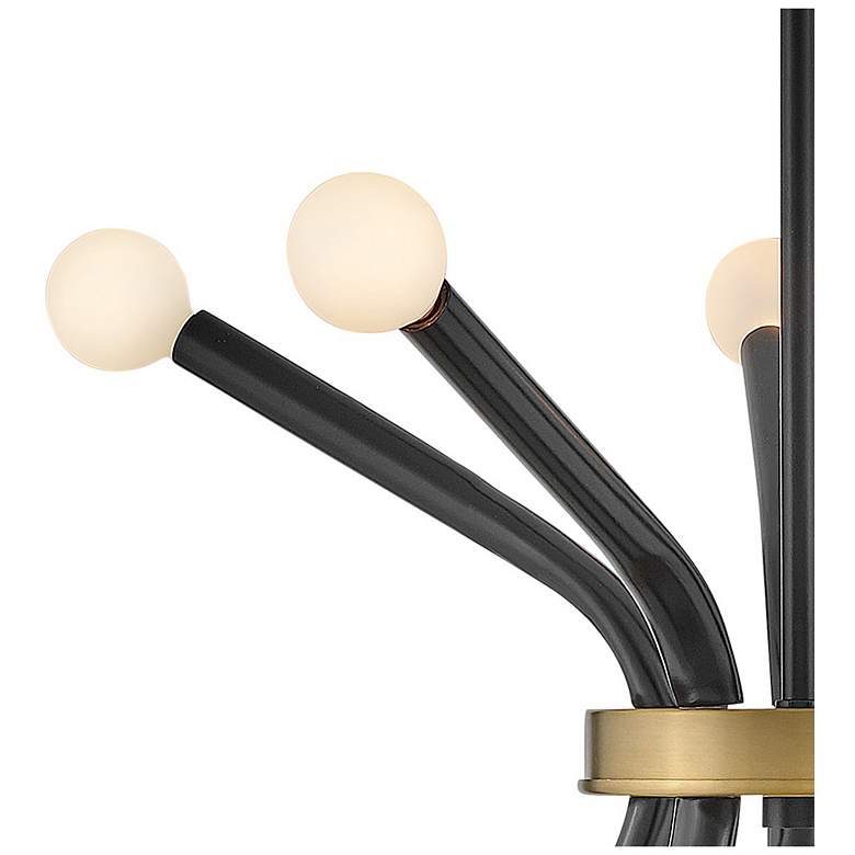 Image 5 Lark Axton Chandelier Medium Single Tier Chandelier Black more views