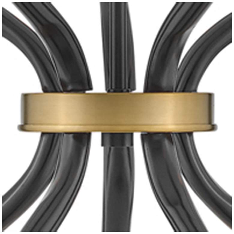 Image 7 Lark Axton Chandelier Medium Single Tier Chandelier Black more views