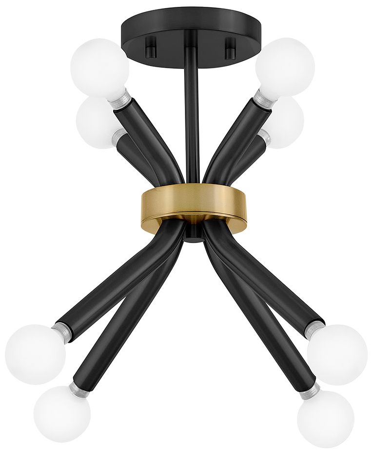 Image 2 Lark Axton Small Convertible Pendant 12.5" Black more views