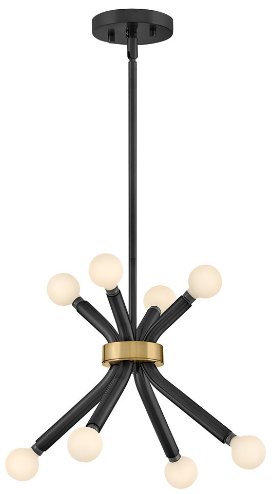 Image 3 Lark Axton Small Convertible Pendant 12.5" Black more views