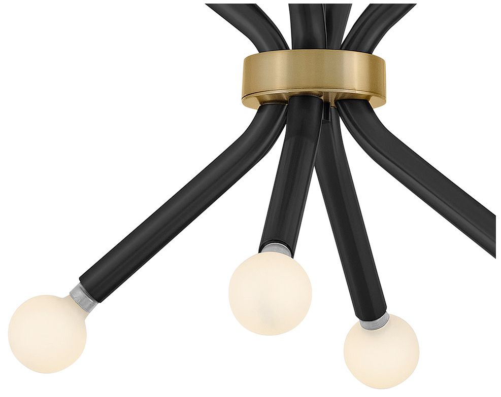 Image 4 Lark Axton Small Convertible Pendant 12.5" Black more views