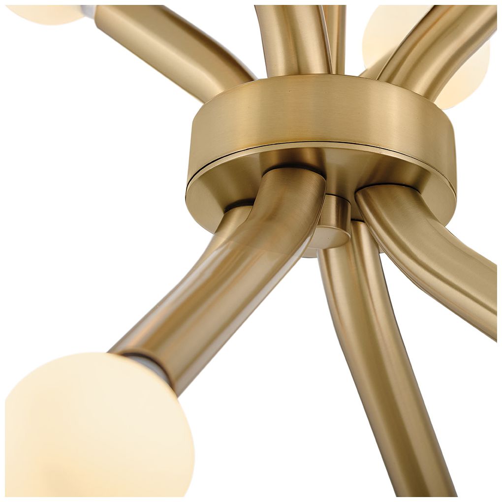 Image 5 Lark Axton Small Convertible Pendant 12.5" Lacquered Brass more views