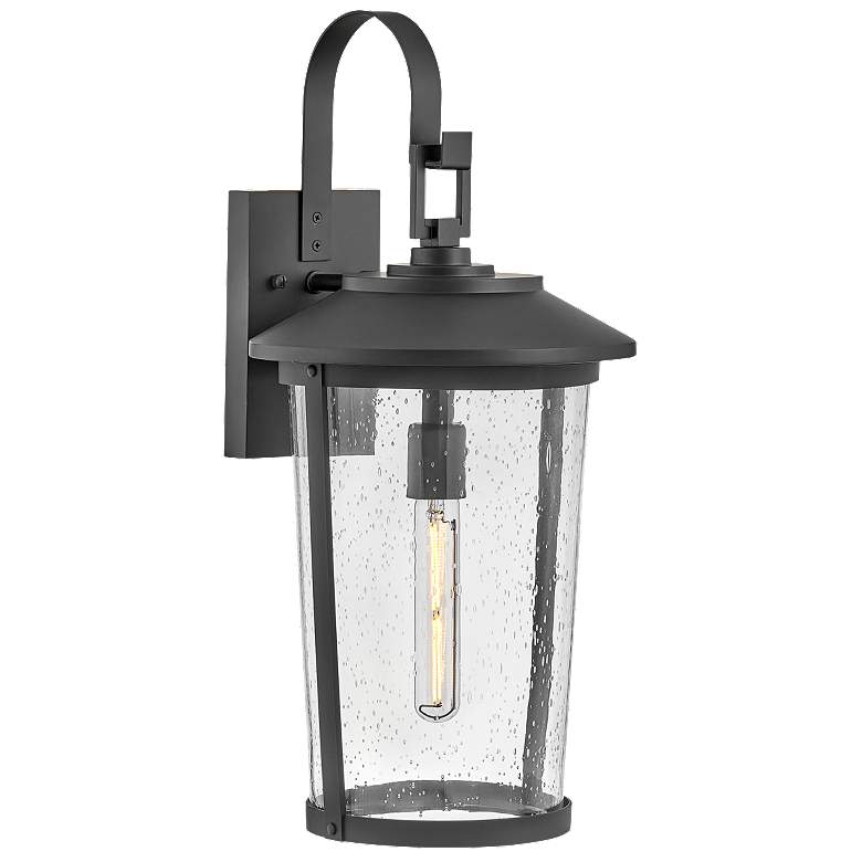 Image 1 Lark-Banks Outdoor-Large Wall Mount Lantern-Black